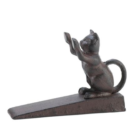 CAT SCRATCHING DOOR STOPPER
