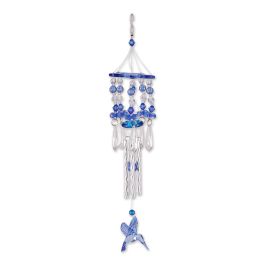 BLUE HUMMINGBIRD WIND CHIMES